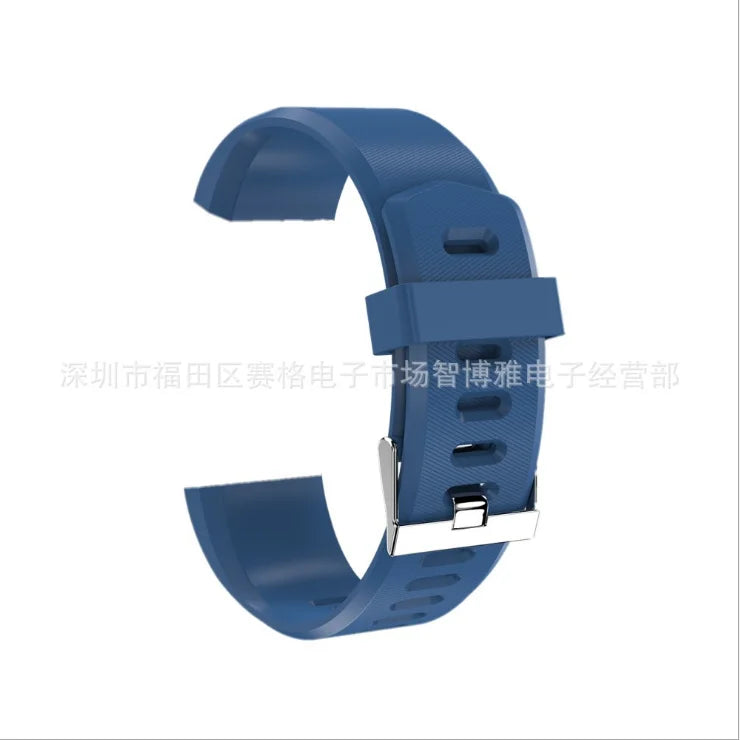 KLW Smart Watch 2021 Health Bracelet 115Plus  Strap Heart Rate Blood Pressure  Band 5 Fitness Tracker Bluetooth Wristband