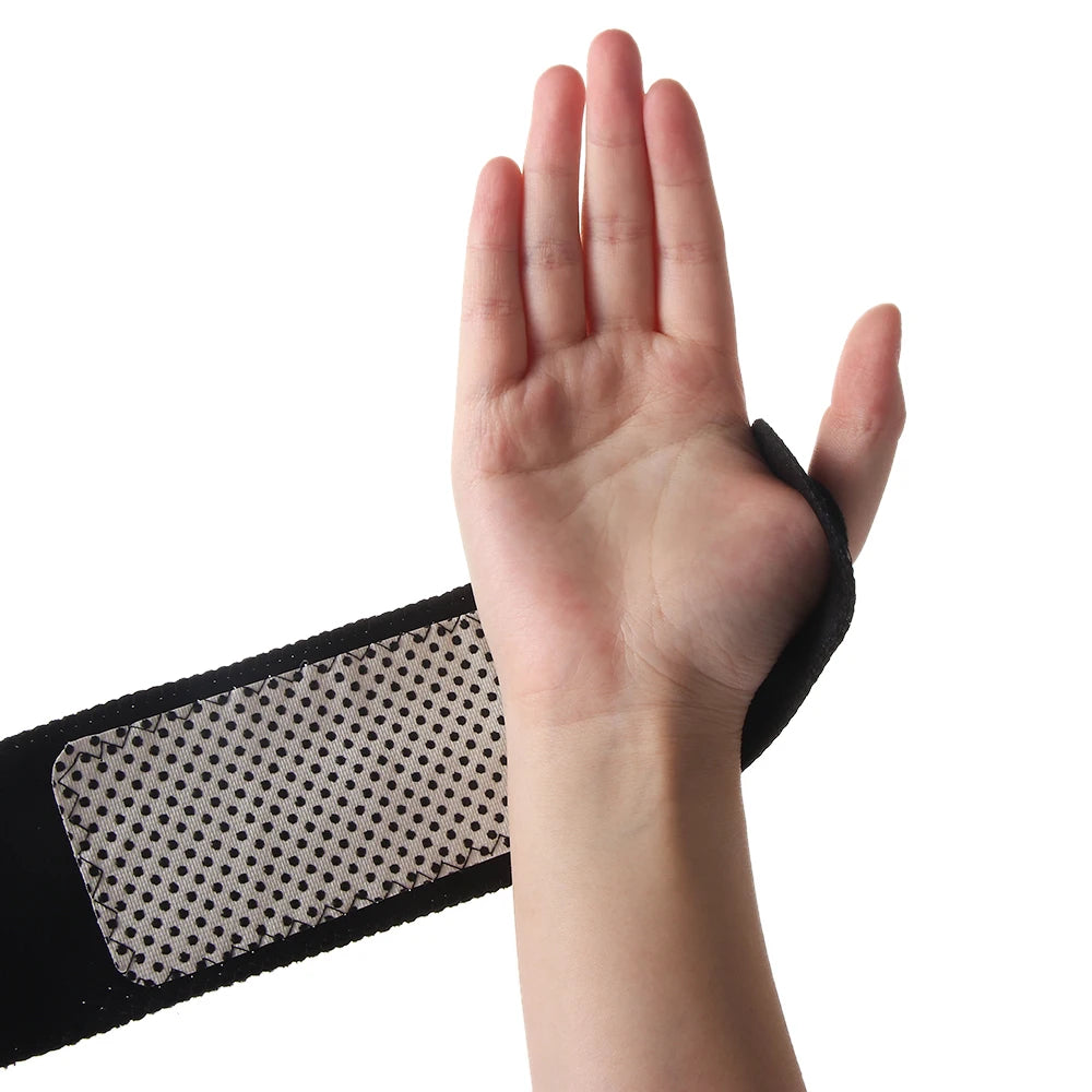 1Pair Magnetic Therapy Self-Heating Wrist Support Brace Men Women Wrist Wrap Guard Winter Hand Warmer Pain Relief Wristband Belt