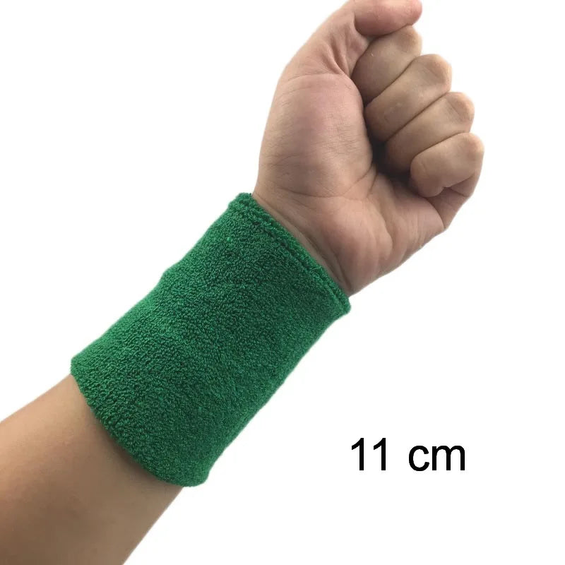 1Pcs Wrist Sweatband Tennis Sport Wristband Volleyball Gym Wrist Brace Support Sweat Band Towel Bracelet Protector 8 /11 /15 cm