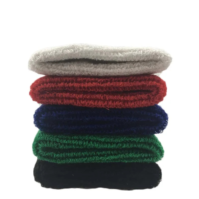1Pcs Wrist Sweatband Tennis Sport Wristband Volleyball Gym Wrist Brace Support Sweat Band Towel Bracelet Protector 8 /11 /15 cm