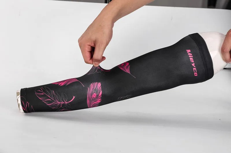 Breathable Quick Dry Oversleeve Women Cycling Arm Warmers Bicycle Covers Cuff UV Protection Men Running Sports Climb Arm Sleeves