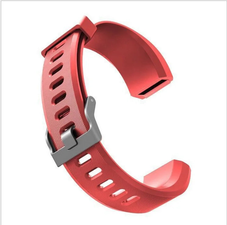 KLW Smart Watch 2021 Health Bracelet 115Plus  Strap Heart Rate Blood Pressure  Band 5 Fitness Tracker Bluetooth Wristband