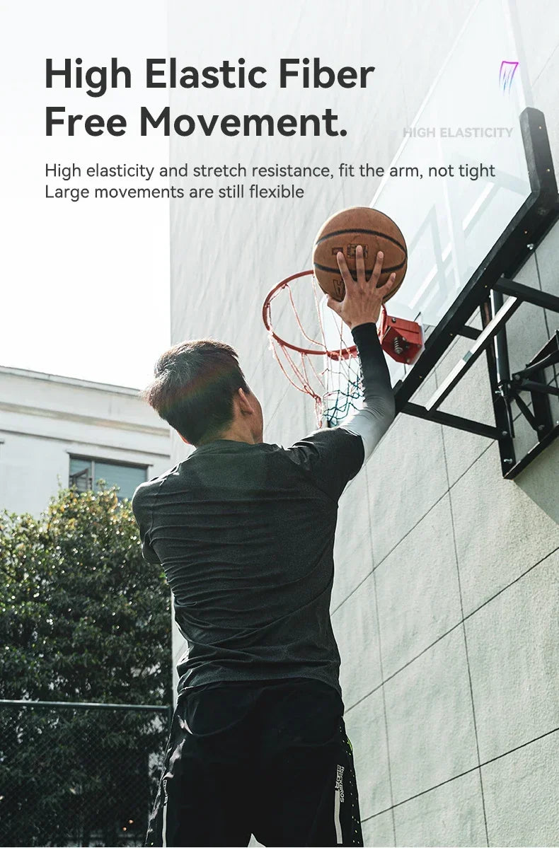 ROCKBROS Arm Sleeves Gradient Color Running Fishing Sunscreen Sleeve Summer Cool Quick Dry Breathable Ice Silk Cycling Equipment