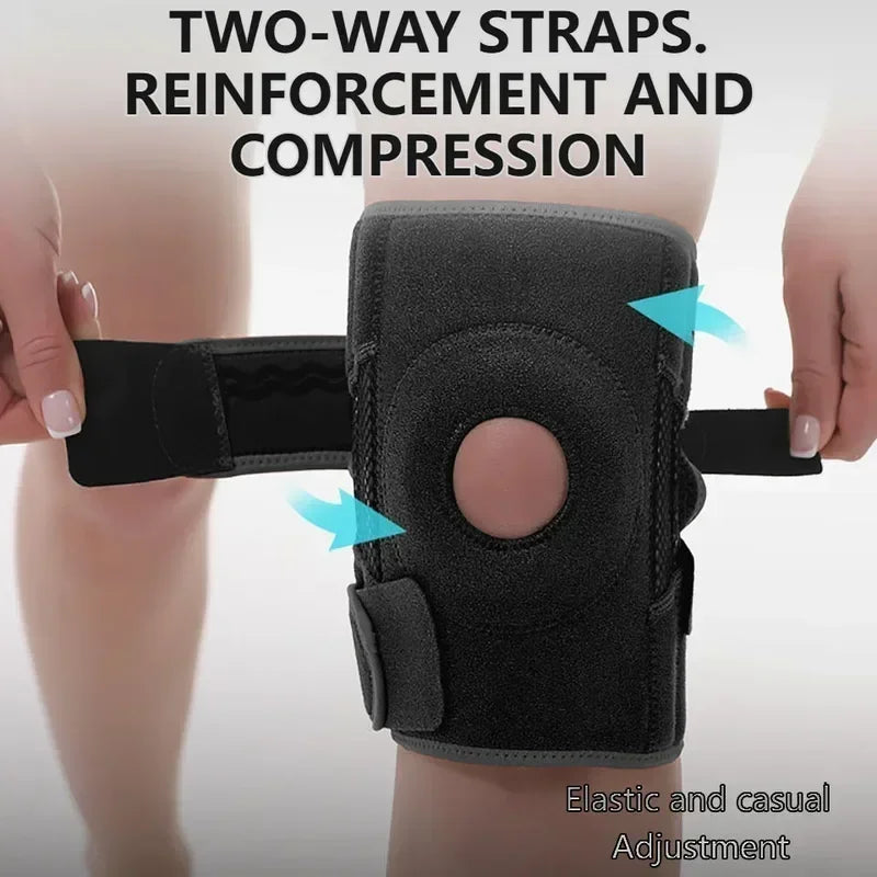 1PCS Knee Brace for Women & Men with Side Stabilizers, Patella Knee Brace for Knee Support for Running, Basketball hikking