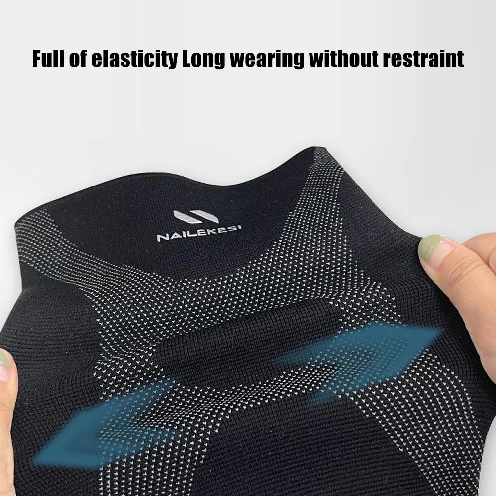 1 Pair Plus Size Knee Brace Support, New Knee Compression Sleeve for Running, Hiking, Basketball, Arthritis, ACL, Meniscus Tear