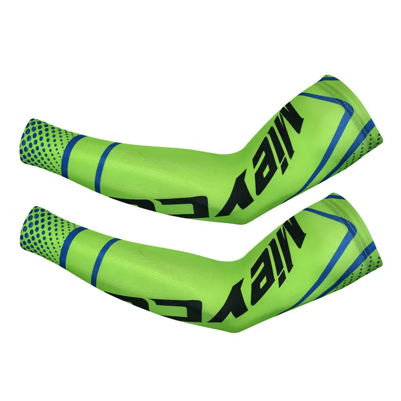 Breathable Quick Dry Oversleeve Women Cycling Arm Warmers Bicycle Covers Cuff UV Protection Men Running Sports Climb Arm Sleeves
