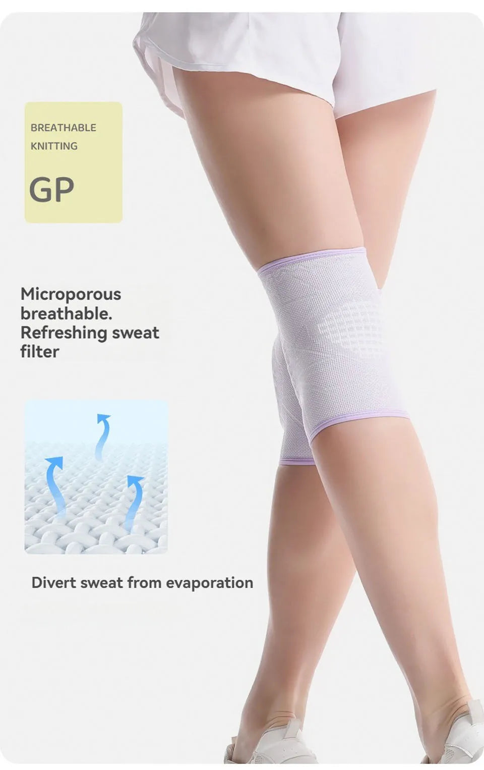 AOLIKES Knee Pads Volleyball Kids Youth Adults Dance Knee Pad Soft Stretchy Knee Brace Breathable Knee Protector for Basketball