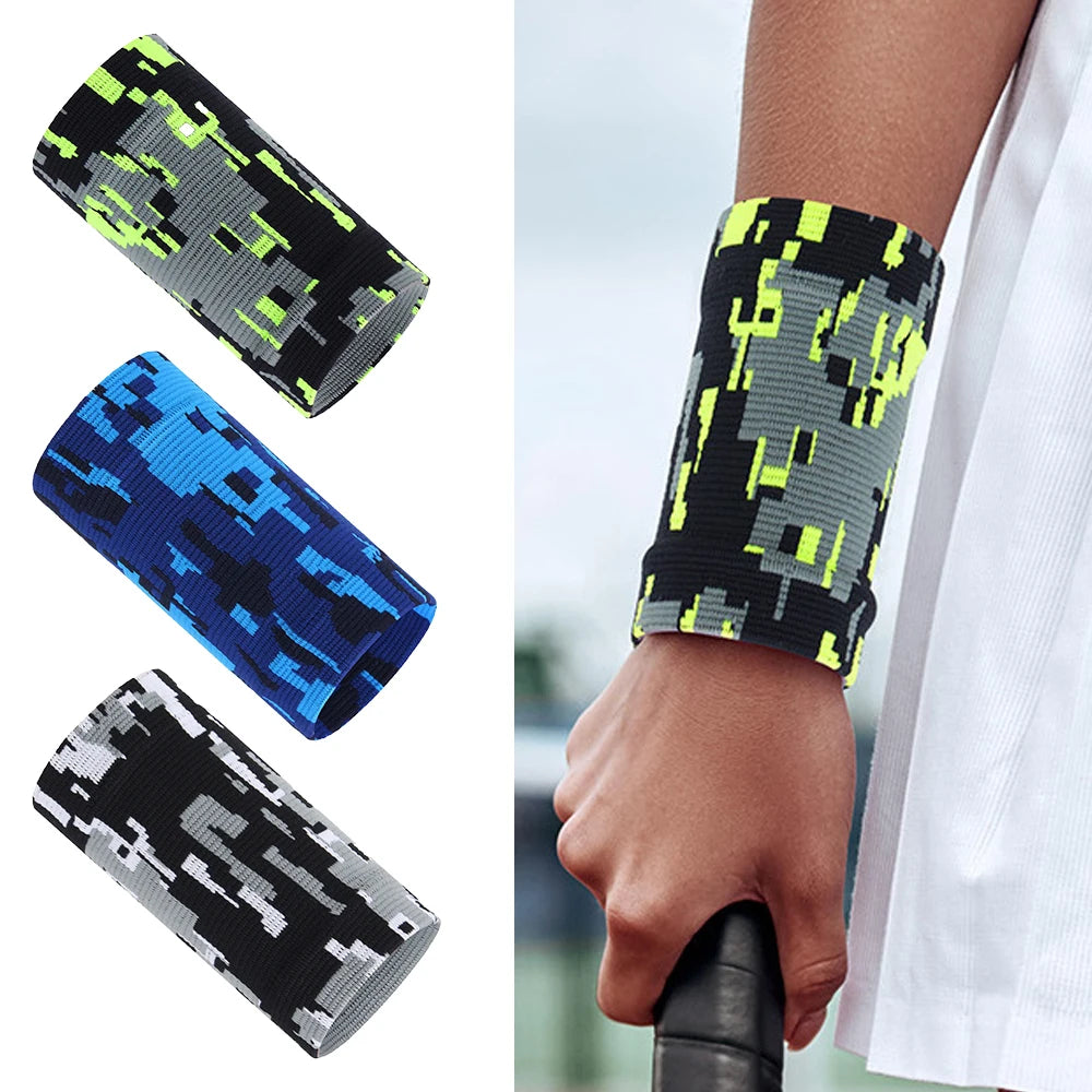 1 Pair Compression Wrist Sleeve Compression Wrist Brace Hand Supports Wrist Wraps Elastic Wristbands for Men and Women Tennis