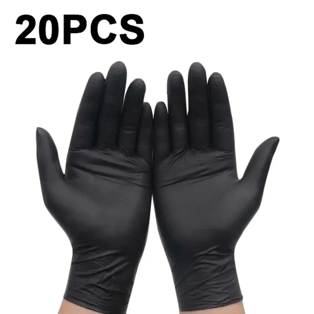 100/50/20PCS Light Pink White Disposable Nitrile Gloves Waterproof Anti-static Durable Light Pink Gloves Kitchen Cooking Tools