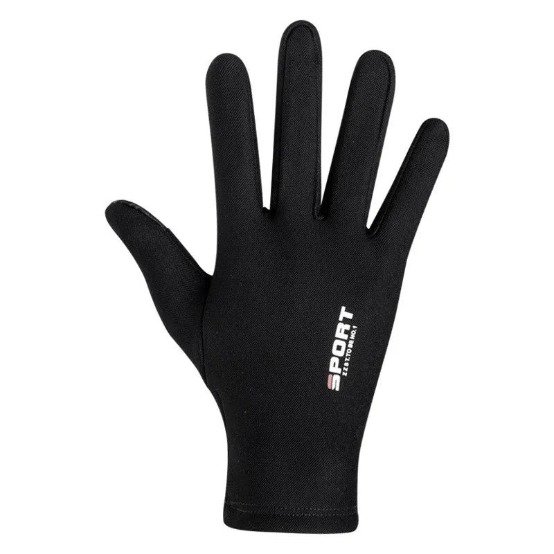 Summer Ice Silk Touchscreen Anti slip Gloves Outdoor Fishing Waterproof Sunscreen Gloves Bicycle Gloves