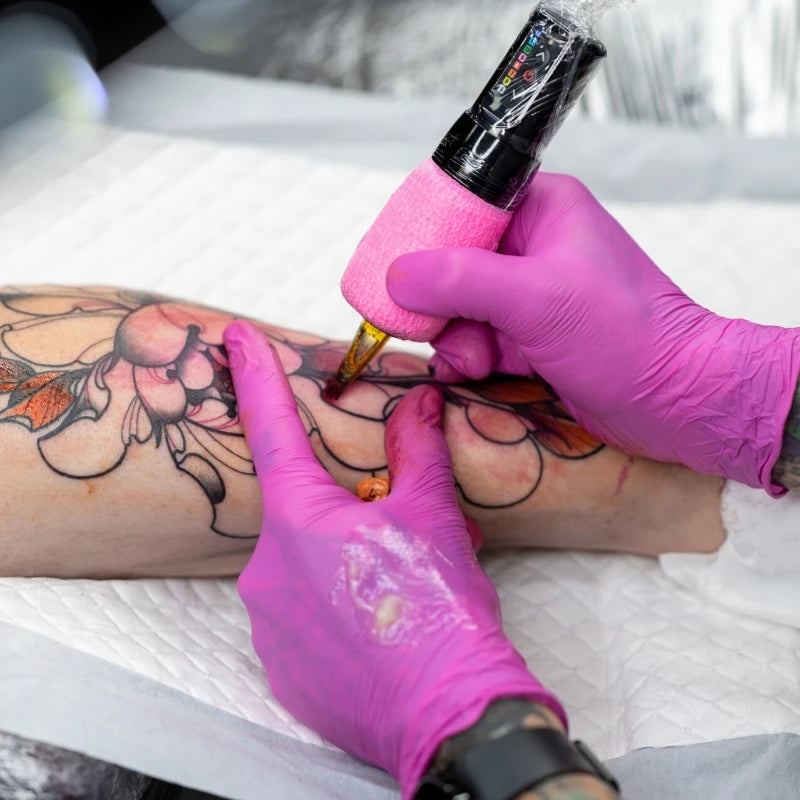 20/100PCS Pink Nitrile Disposable Gloves Latex Free Cleaning Gloves for Kitchen Cooking Household Beauty Petcare Hair Dye Gloves