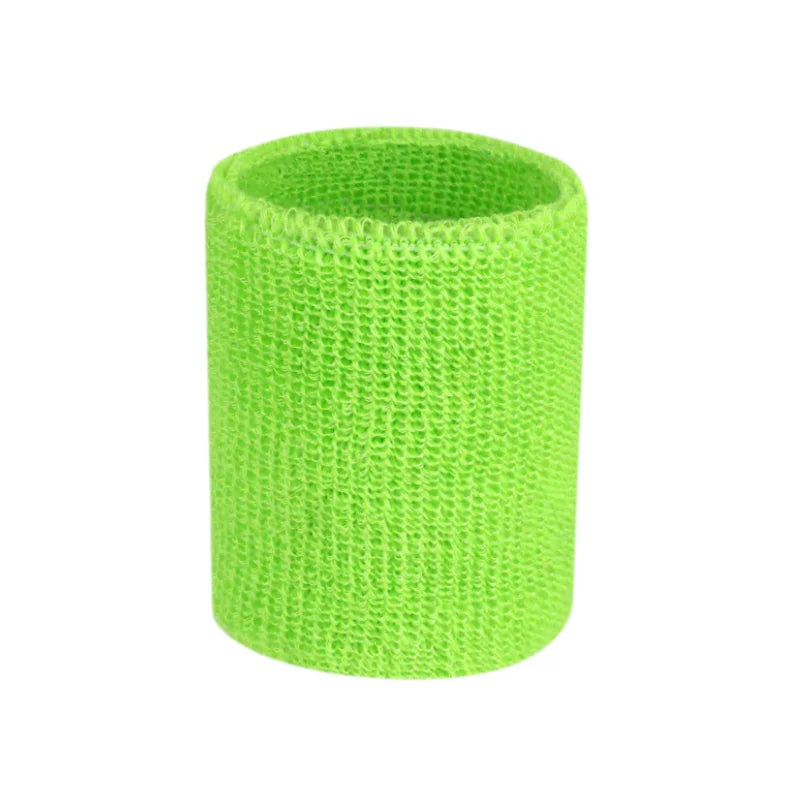 1PC Colorful Cotton Unisex Sport Sweatband Wristband Wrist Protector Gym Running Sport Safety Wrist Support Brace Wrap Bandage