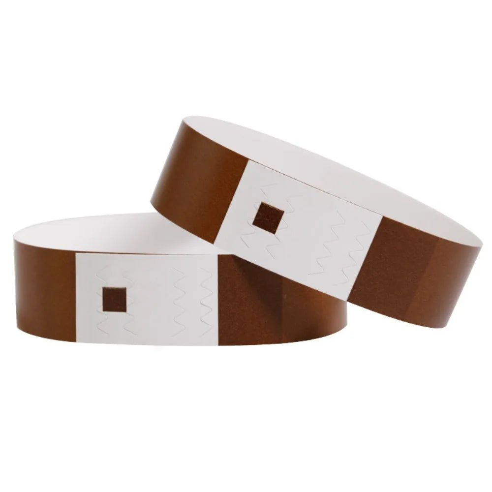 100Pcs Paper Tyvek Wristbands Waterproof Party Synthetic Paper Wrist Playground Multipurpose Bracelets ID Wrist Bands