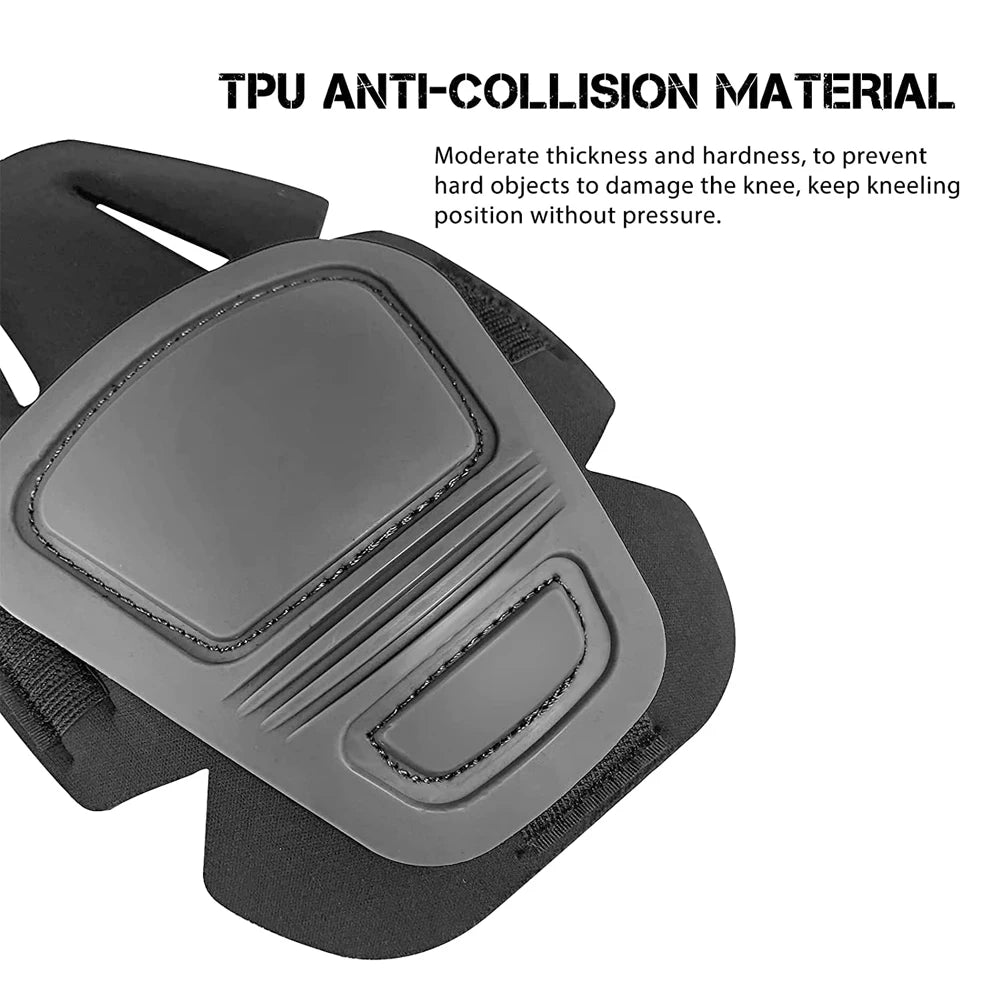 4Pcs/Set Military Tactical Knee & Elbow Pad Protective, Collision Avoidance Protector Gear for Outdoor Sports Safety Guard Gear