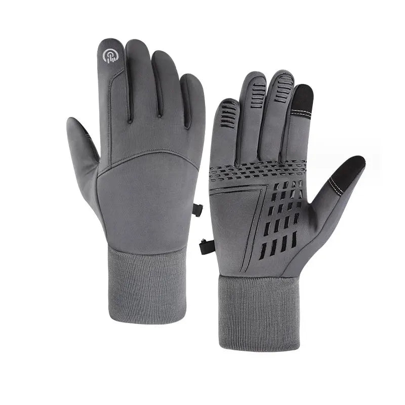 Autumn Winter Men Women Gloves Touch Screen Waterproof Windproof Gloves Outdoor Sports Warm Thermal Fleece Running Ski Gloves