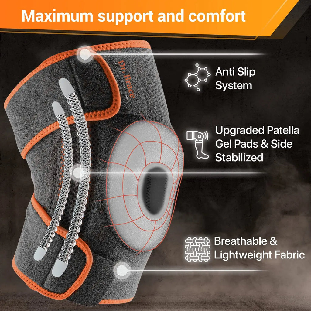 1pcs knee brace, hiking, outdoor running, cycling, men's and women's non slip spring support knee joint protection equipment