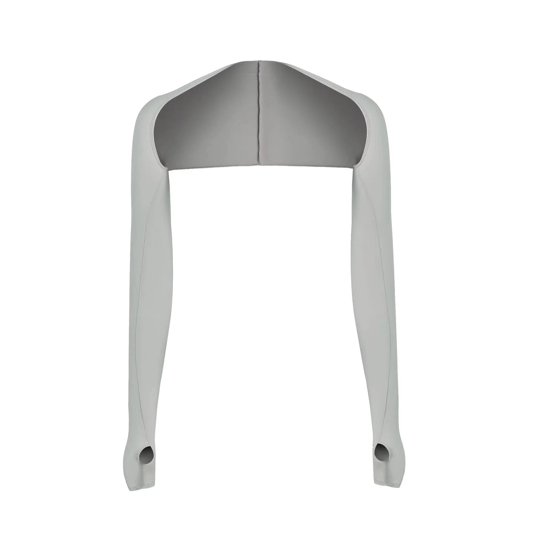 One-piece Ultra-thin Shawl Arm Sleeves Ice Silk Long Gloves Breathable Sun Protection Anti UV Hand Cover Warmer Outdoor Sports