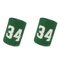 1 Pair Basketball Fitness Wristband Sport Sweatband Number 24 Sweat Wrist Support Brace Suitable For Gym Volleyball Safety Wrist