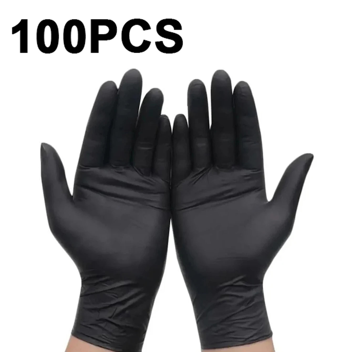 100/50/20PCS Light Pink White Disposable Nitrile Gloves Waterproof Anti-static Durable Light Pink Gloves Kitchen Cooking Tools