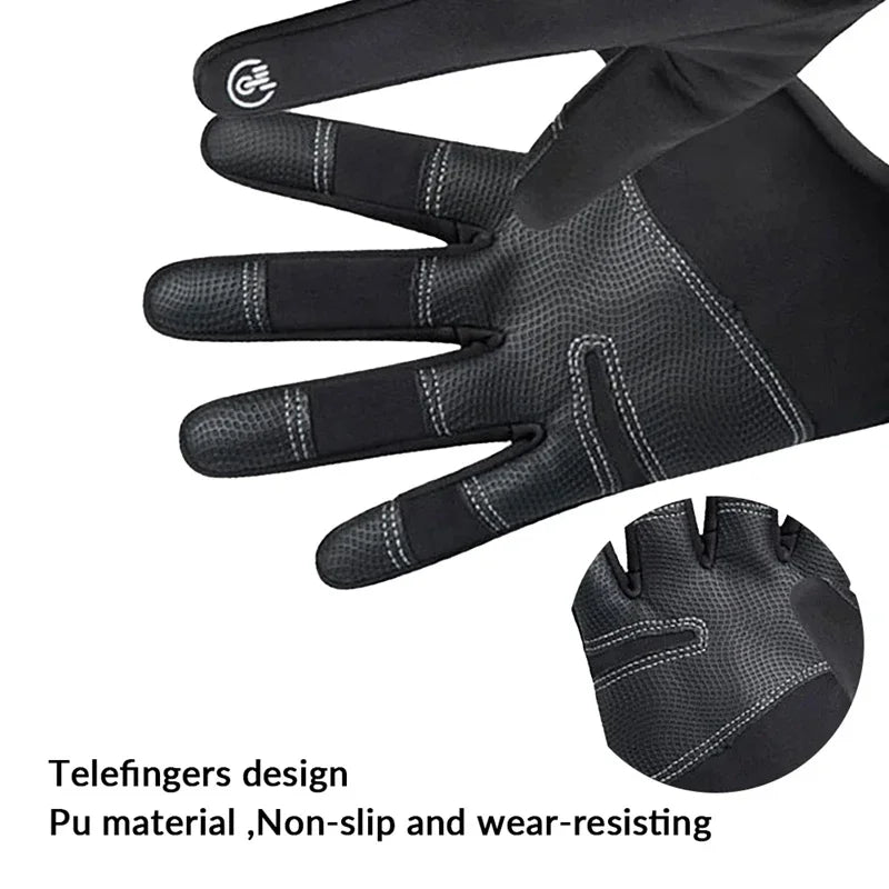Winter Gloves Waterproof Thermal Touch Screen Thermal Windproof Warm Gloves Cold Weather Running Riding Sports Hiking Ski Gloves