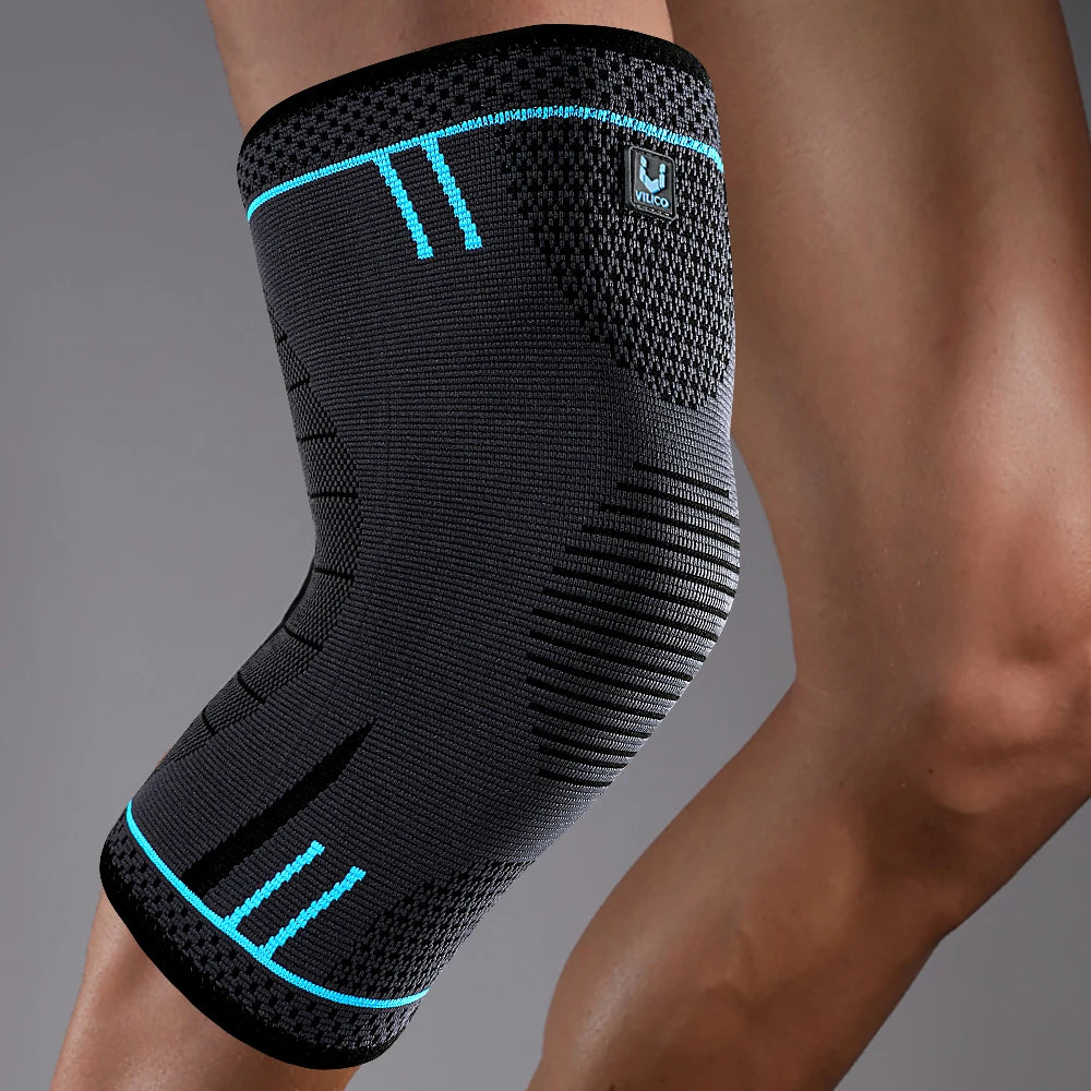 1 Pc Compression Knee Support Sleeve Elastic Knee Pads Brace Springs Gym Sports Protector Basketball Hiking leg guards