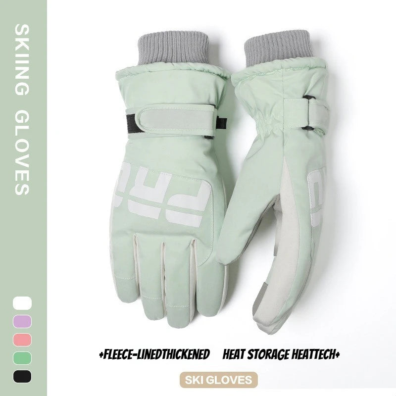 Winter Cycling Gloves Non Slip Touch Ski Gloves Snowboard Accessories Waterproof Pocket Warm Men's and Women's Gloves