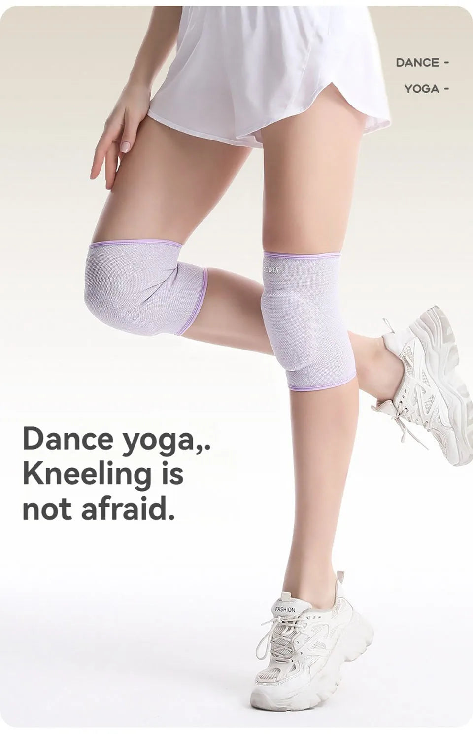 AOLIKES Knee Pads Volleyball Kids Youth Adults Dance Knee Pad Soft Stretchy Knee Brace Breathable Knee Protector for Basketball