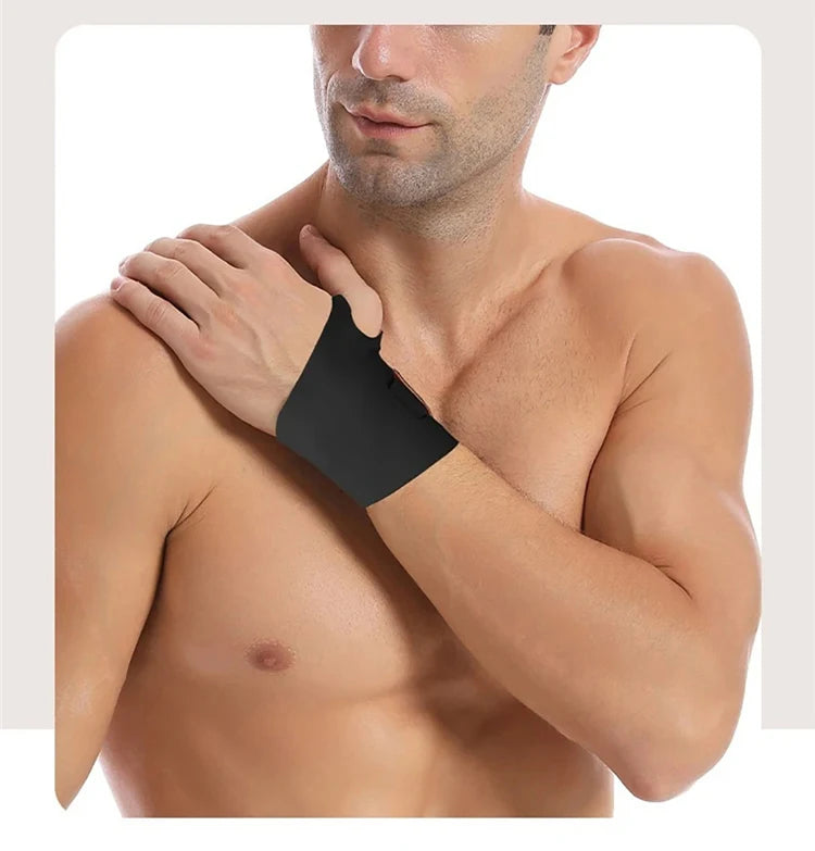 1Pc Fitness Ultra-thin Elastic Wristband with Adjustable Breathability Pressure Protection Pain Relief Wrist Bandage