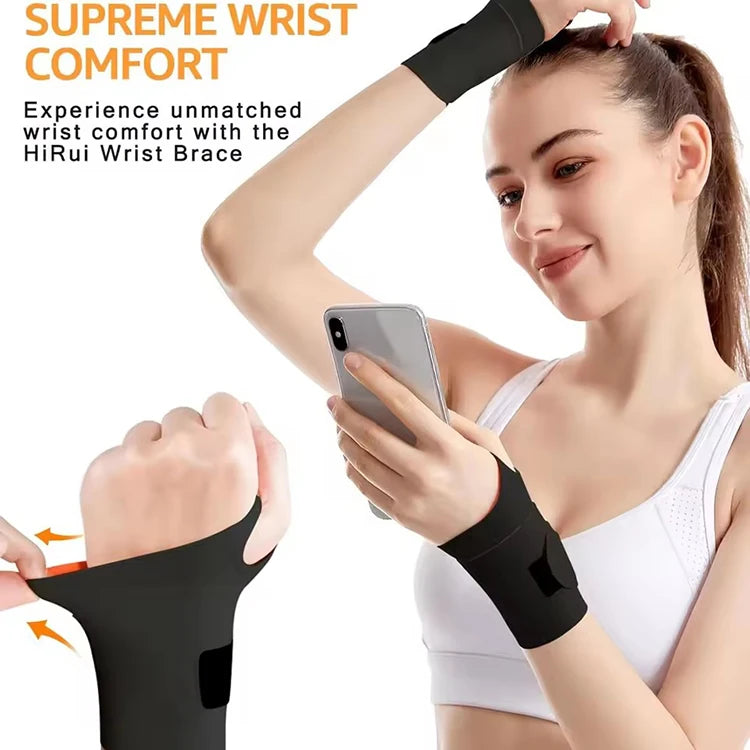 1Pc Fitness Ultra-thin Elastic Wristband with Adjustable Breathability Pressure Protection Pain Relief Wrist Bandage