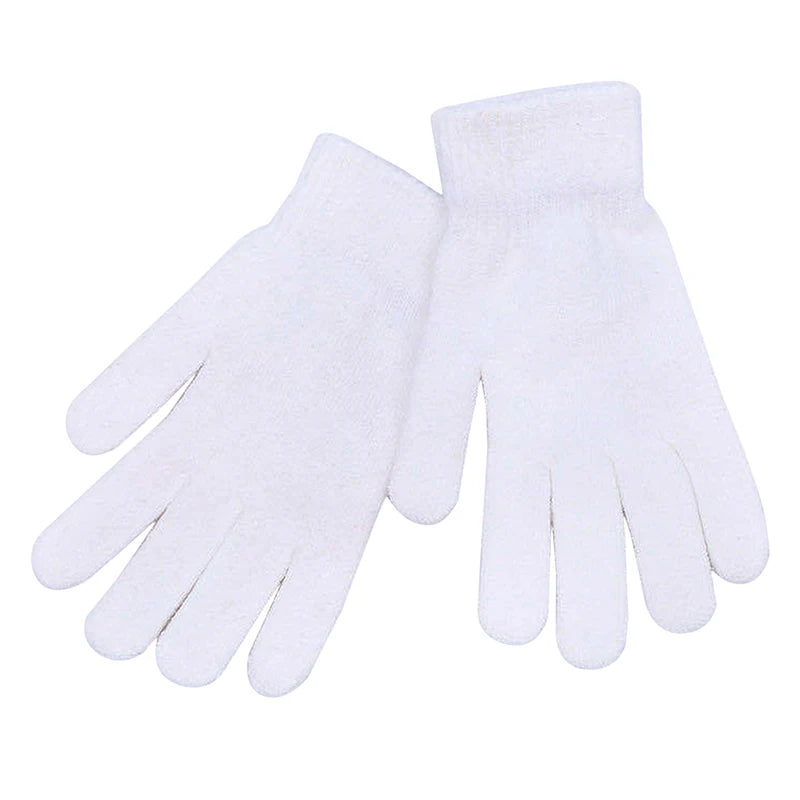 Winter Warm Gloves Five Fingers Touch-screen Knitted Thick Gloves Outdoor Cycling Students Windproof Finger Covers