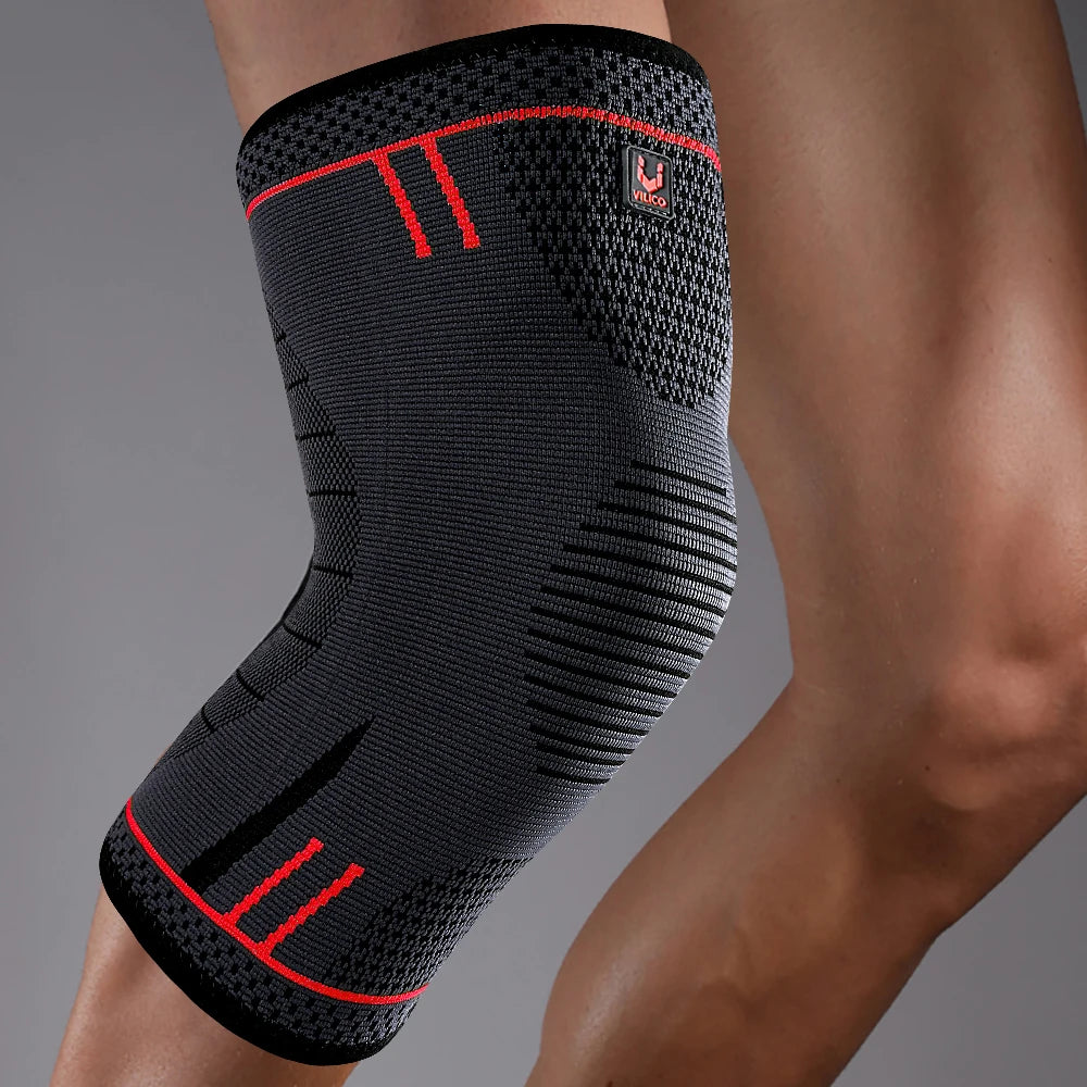 1 Pc Compression Knee Support Sleeve Elastic Knee Pads Brace Springs Gym Sports Protector Basketball Hiking leg guards