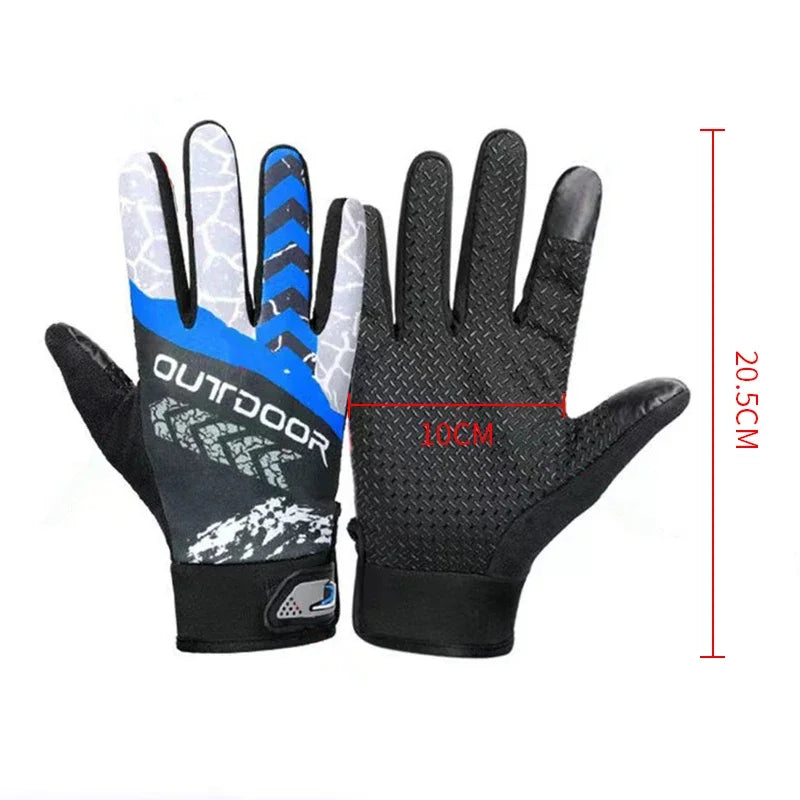 Cycling Motorbike Gloves Men Breathable Non-slip Guantes Moto Bicycle Women Touch Screen Alpine Gloves MTB Fitness Full Finger