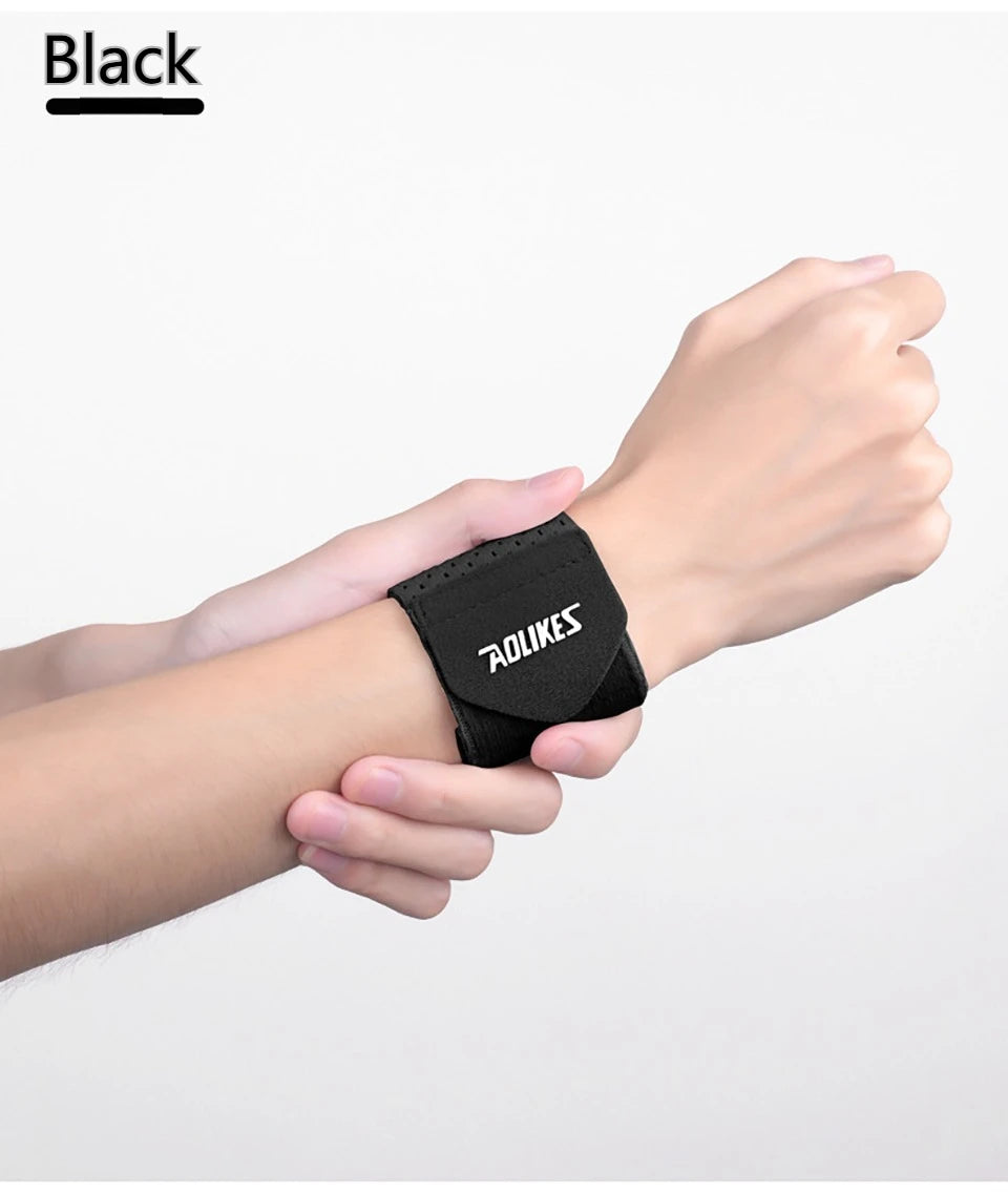 AOLIKES Wrist Band Support Sleeve Gym Support Wrist Brace Wrap Breathable Elastic Compression Bandage Hand Sport Wristband