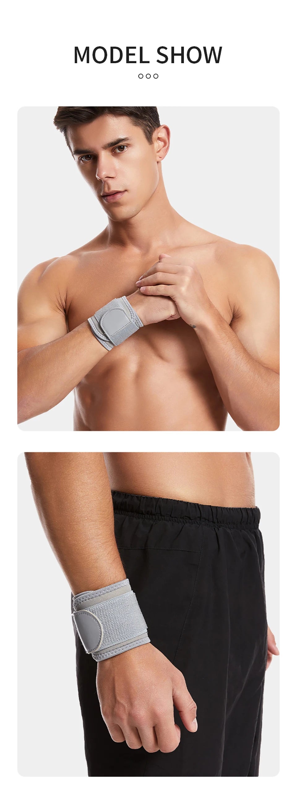 1Pcs Sport Wristband Wrist Brace Wrap Bandage Support Sprain Protection Wrist Tendon Sheath Brace Fitness Badminton Wrist Strap