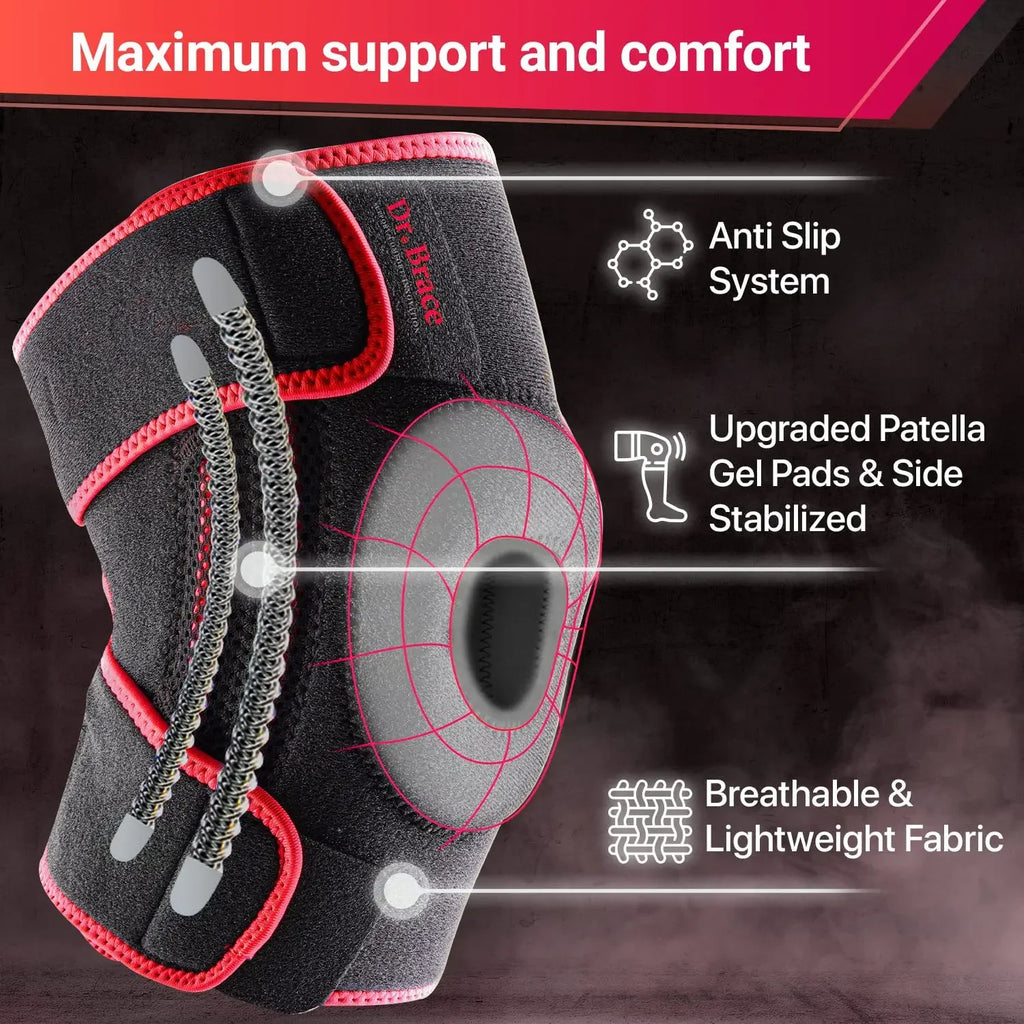 1pcs knee brace, hiking, outdoor running, cycling, men's and women's non slip spring support knee joint protection equipment