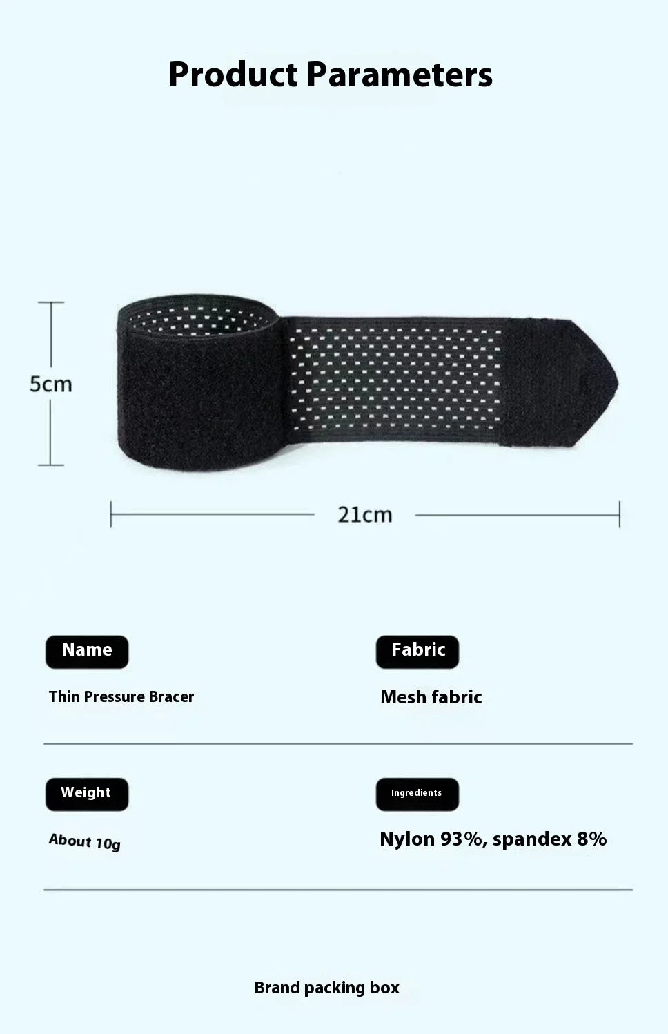 1PC High Quality Protective Elastic Bandage Hand Sport Wristband Gym Support Wrist Brace Wrap carpal tunnel Sport Tool