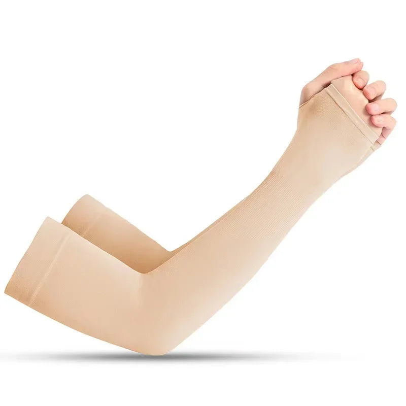 1Pair  Compression Arm Sleeves for Men and Women-Football Sleeves,Covers for Sun Protection,Volleyball,Working Out