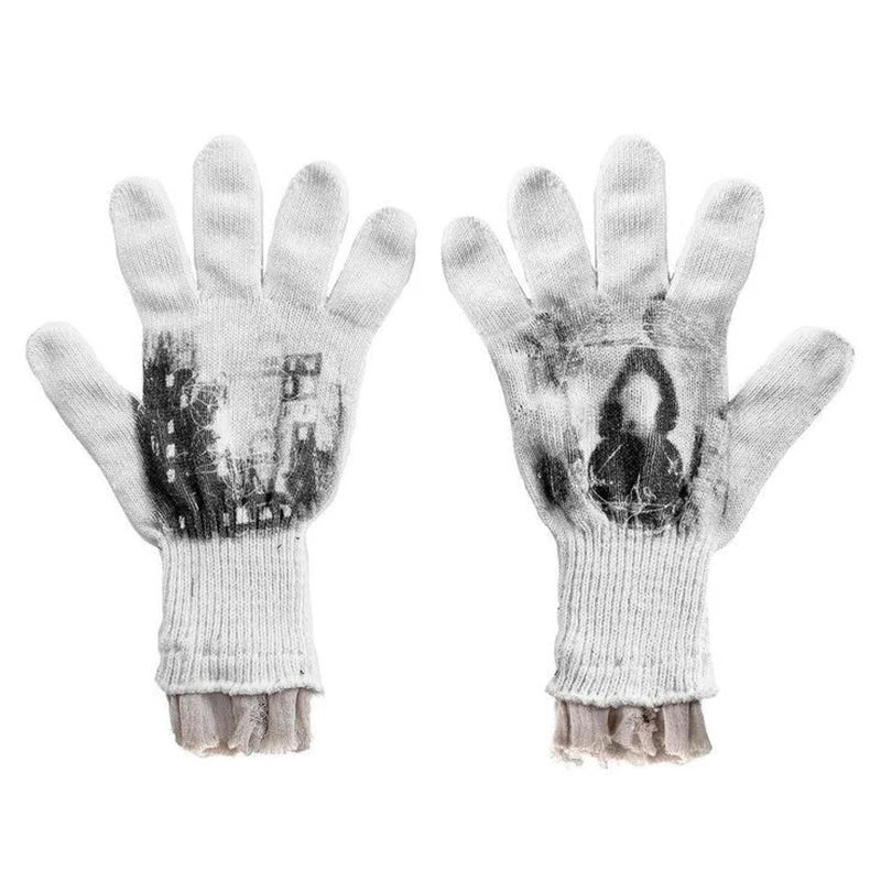 Women Knitted Glove Winter Screen High Fashion Ladies Glove Thicken Warm Compression Men Casual Mitten Y2K figure Pattern Gothic