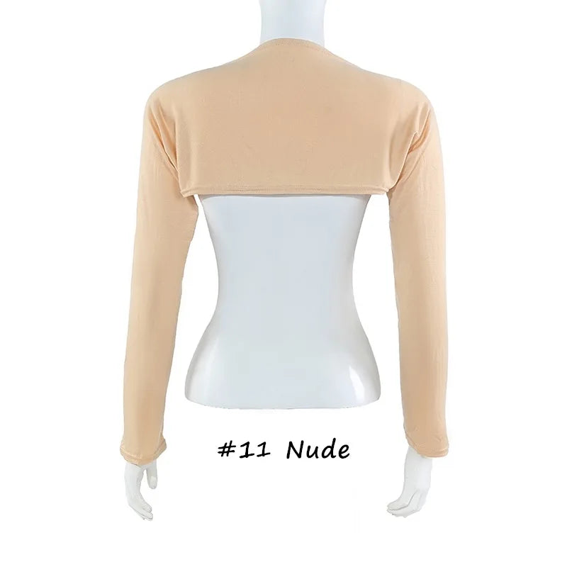 Islamic Cothing Lady Arm Sleeves Women Cotton Cover UV Sun Protection Muslim Fashion Modal Base Soft Stretch Ice Sleeve