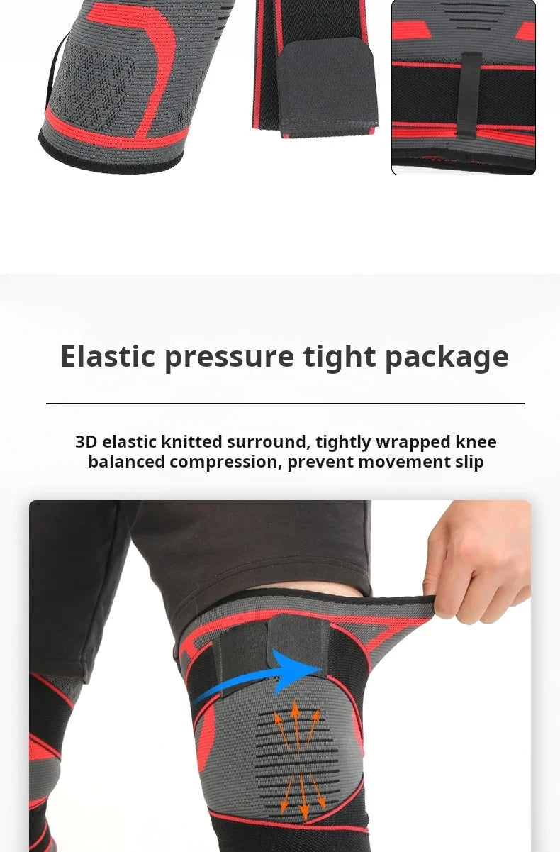 1 Piece Knee Pad, Nylon Sport Knee brace , Running, Fitness, Weightlifting, Cycling, Basketball, Outdoor, Knee Joint Compression