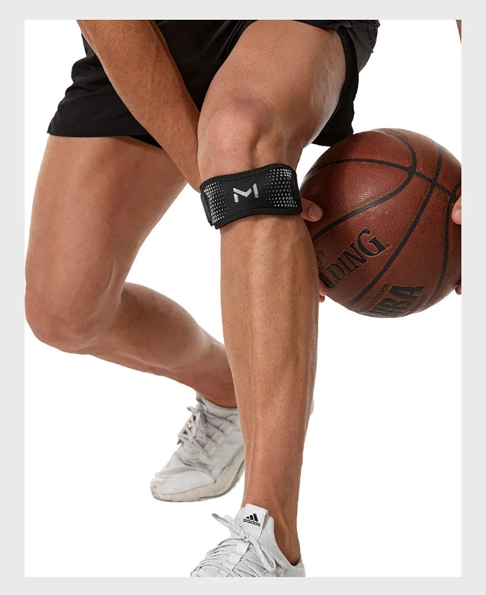GTUBIKE 1PC Patella Knee Strap Adjustable Knee Brace Patellar Tendon Stabilizer Support Band for Soccer Basketball Running Jumpe