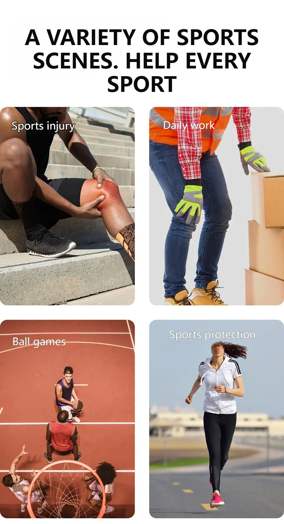 1PCS Knee Brace for Women & Men with Side Stabilizers, Patella Knee Brace for Knee Support for Running, Basketball hikking