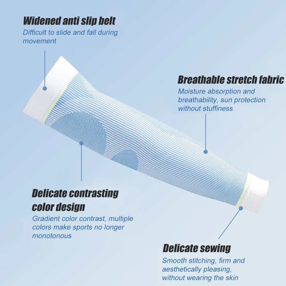 1Pair Compression Arm Sleeves, Firm 20-30mmHg Graduated Elbow Braces for Pain Relief, Swelling, Lipedema, Lymphedema, Arthritis