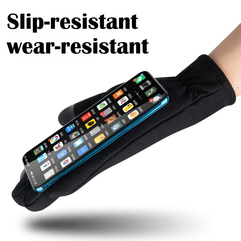 Summer Ice Silk Touchscreen Anti slip Gloves Outdoor Fishing Waterproof Sunscreen Gloves Bicycle Gloves