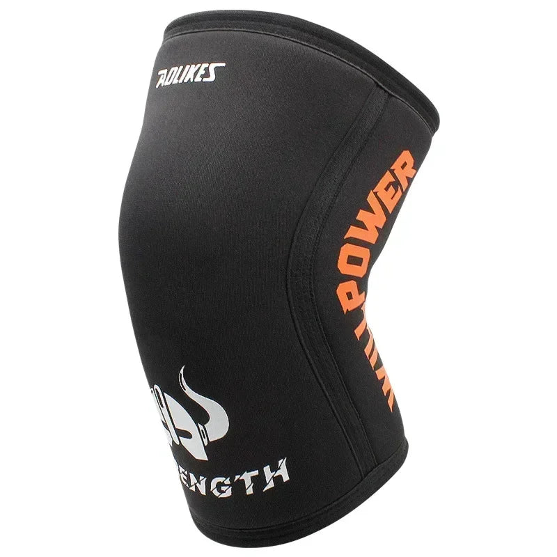 1PCS 7mm Neoprene Knee Sleeves for Weightlifting Compression Knee Brace Support For Squats Crossfit Training Workout