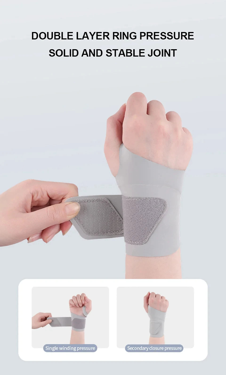 Fixed Spandex Sport Wrist Guard Wrist Sprain Tendonitis with Fastener Tape Wristband Ultra Thin Joint Brace Fitness Sports Wrap