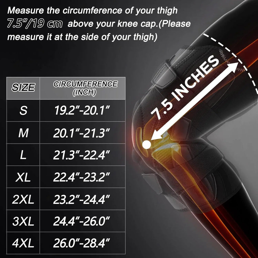 NEENCA Hinged Knee Brace Support for Knee Pain with Side Stabilizers&Gel Pad Arthritis Meniscus Tear Knee Pain Relief, ACL, PCL