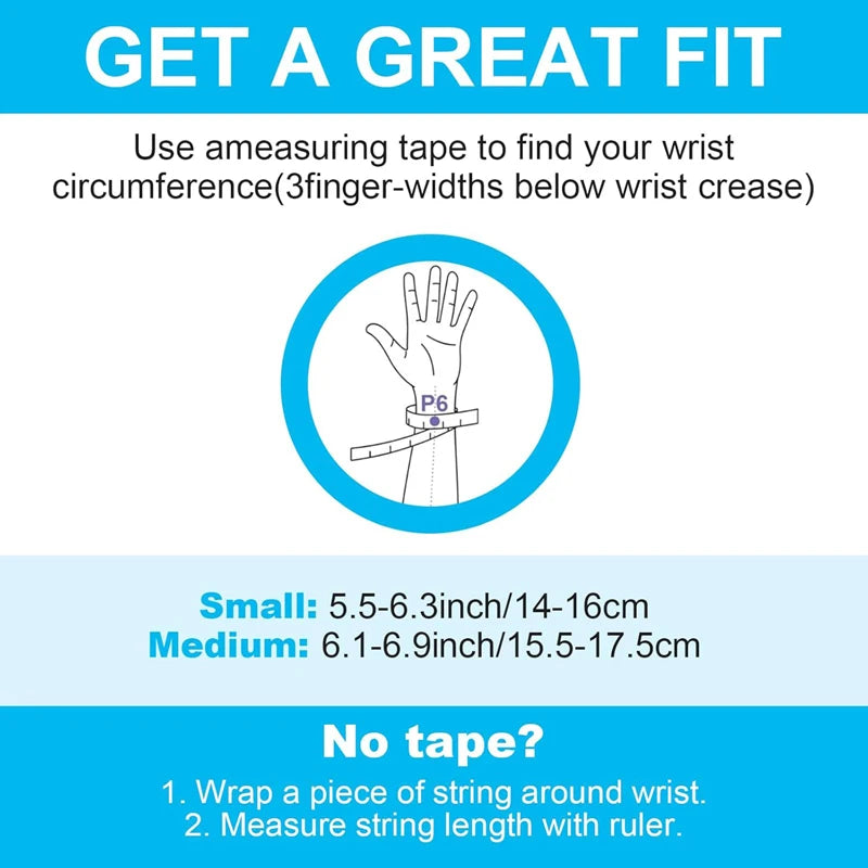 Motion Sickness Bands for Adults Sea Sickness Wristbands for Cruise Morning Sickness Bands for Pregnant Nausea Relief Bands