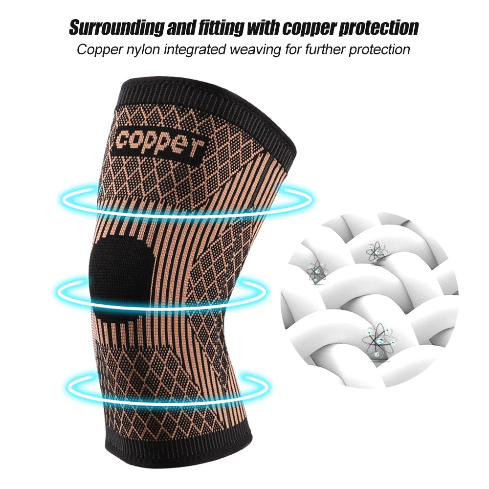 Copper Knee Brace for Arthritis Pain & Support-Copper Knee Sleeve for knee pain Compression sleeve for Sports,Knee Pain Relief