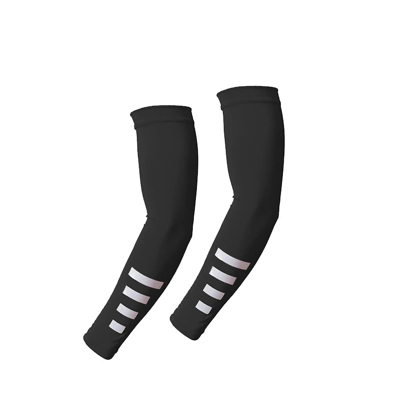 UV Reflective Strap Arm Sleeves Cooling Sun Protection Arm Cuff Sunscreen Breathable Quick-drying Ice Silk Sleeves Arm Guard